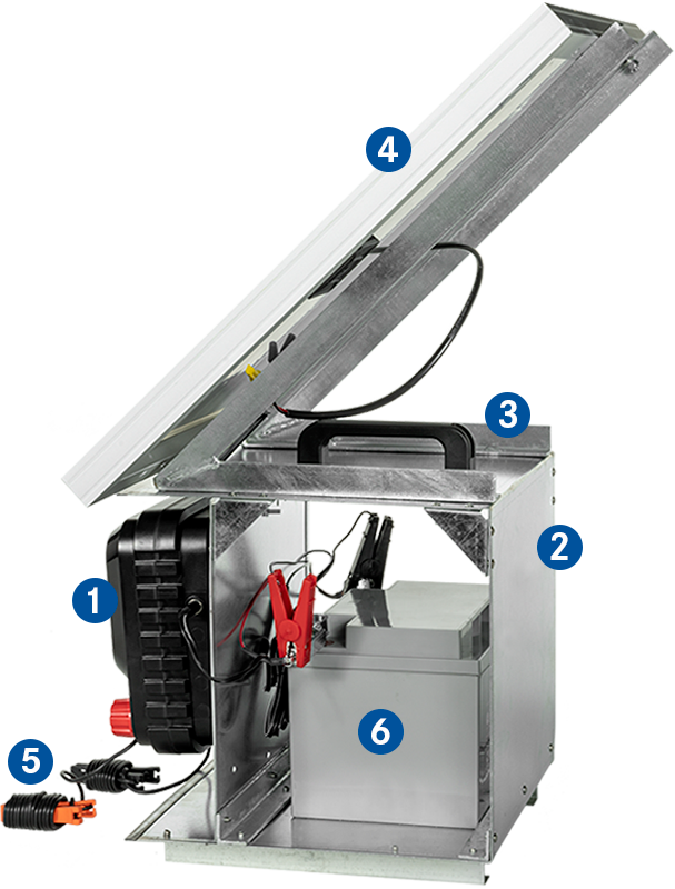 DIY solar energizer diagram